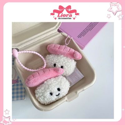 móc khóa dễ thương hình cơm nắm