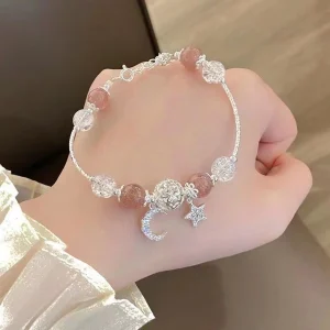 Vòng Tay Đá Năng Lượng Liora Thu Hút Năng Lượng Tự Nhiên Điều Chỉnh Size L201